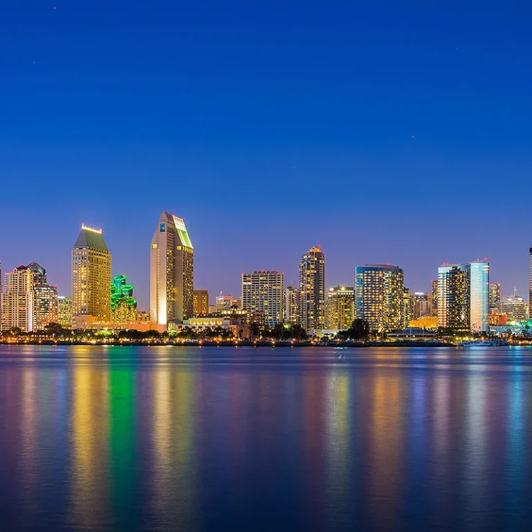 San Diego night tour skyline