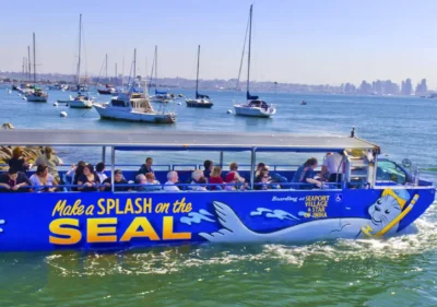 Image of San Diego boat tours entering water